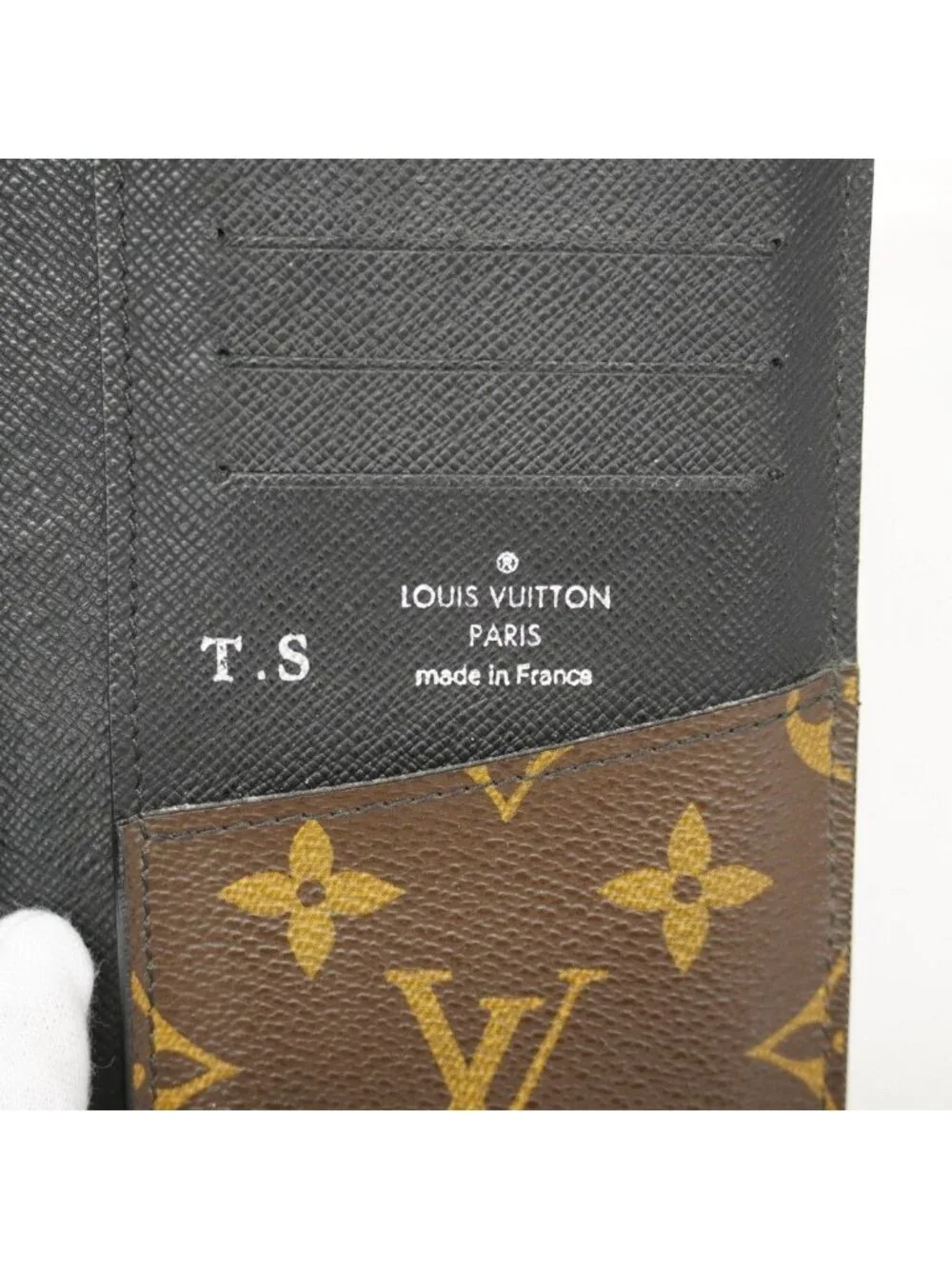 Louis Vuitton Wallet Monogram Macassar Portofoy Utah Non Brown
